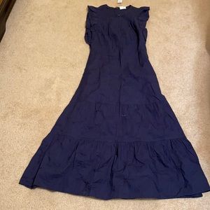 Gap maxi cotton dress NWT